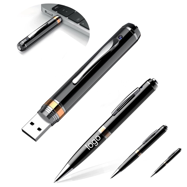 8GB Metal USB Recording Pen - Image 1