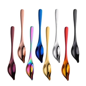 304 Stainless Steel Colored Tipped Oil Spoon
