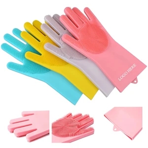 Kitchen Silicone Dishwashing Gloves