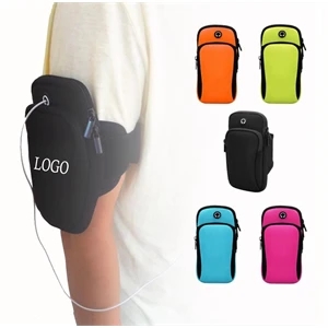 Running Armband with Headphone Cable Outlet Hole