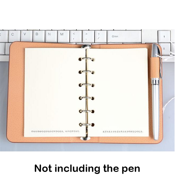 A7 Portable Leather Loose-leaf Notebook - Image 4