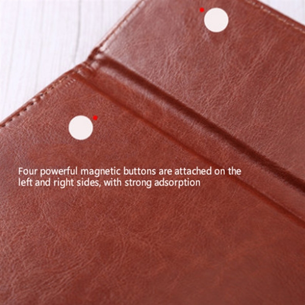 A4 Luxurious Leather Clipboard Writing Tablet Pad Mat - Image 3