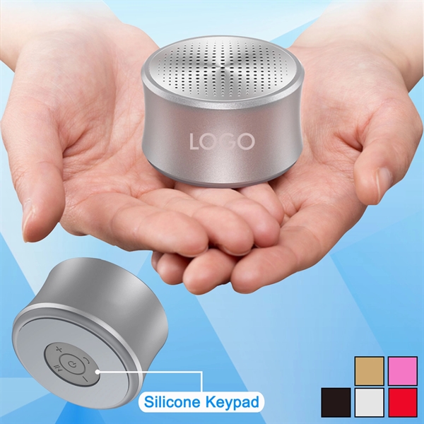 Metal Round Bluetooth Speaker - Image 1