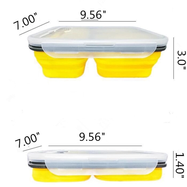 Collapsible Silicone Food Container - Image 2