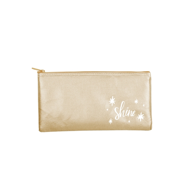 All The Things Pouch Vegan Leather Metallic - Image 1
