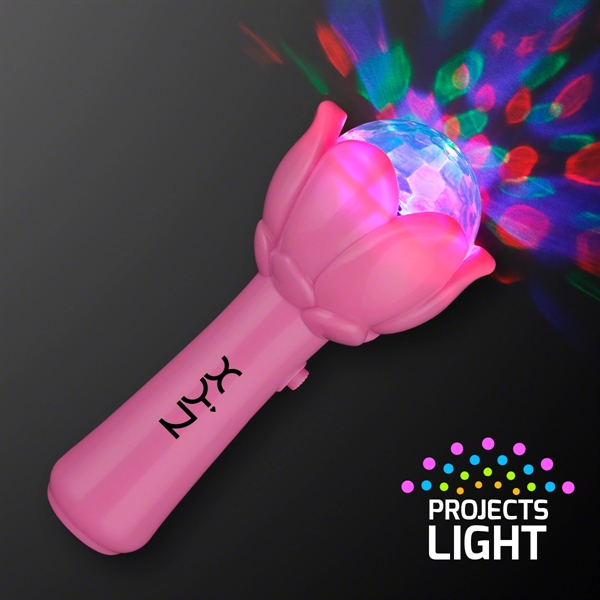 Tulip Flower Light Projecting Disco Wand - Image 1