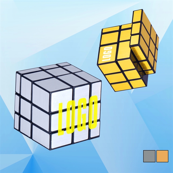 2 1/4'' Shiny Puzzle Cube - Image 1