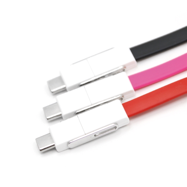 4 in 1 Mini Magnetic USB Data sync Charging Cable in Key Cha - Image 4