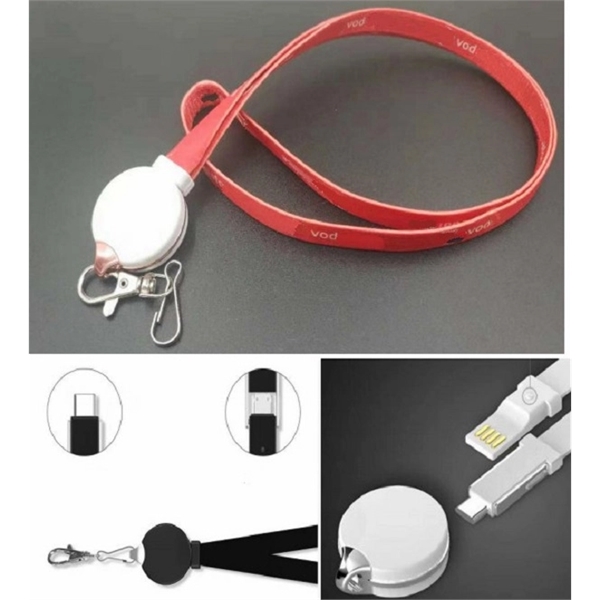 Lanyard 3 IN 1 USB Cable