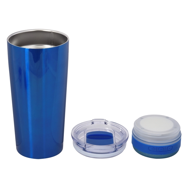 18 Oz. Cadence Stainless Steel Tumbler With Speaker - Image 3