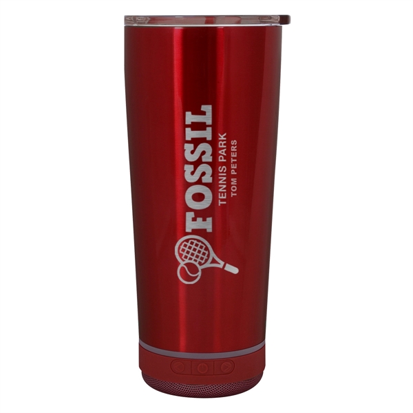 18 Oz. Cadence Stainless Steel Tumbler With Speaker - Image 6