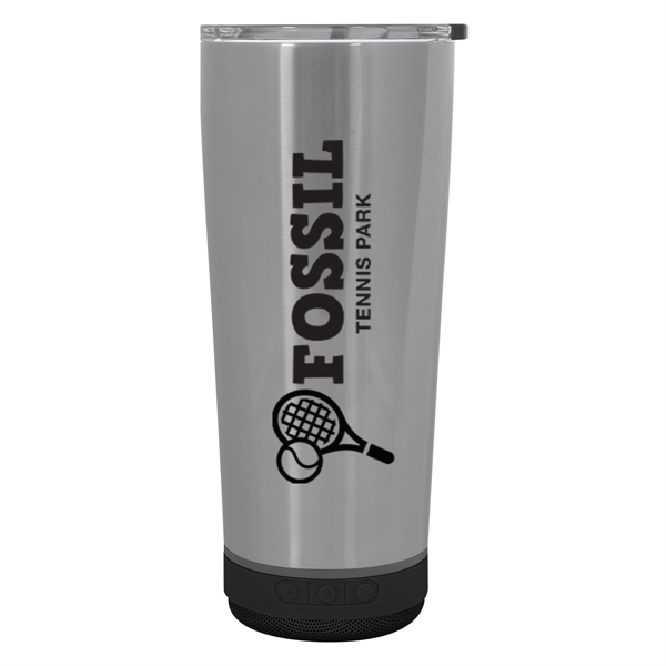 18 Oz. Cadence Stainless Steel Tumbler With Speaker - Image 7