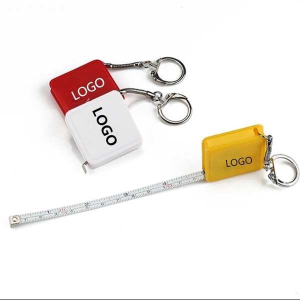 Mini Tape Measure Keychain - Image 1