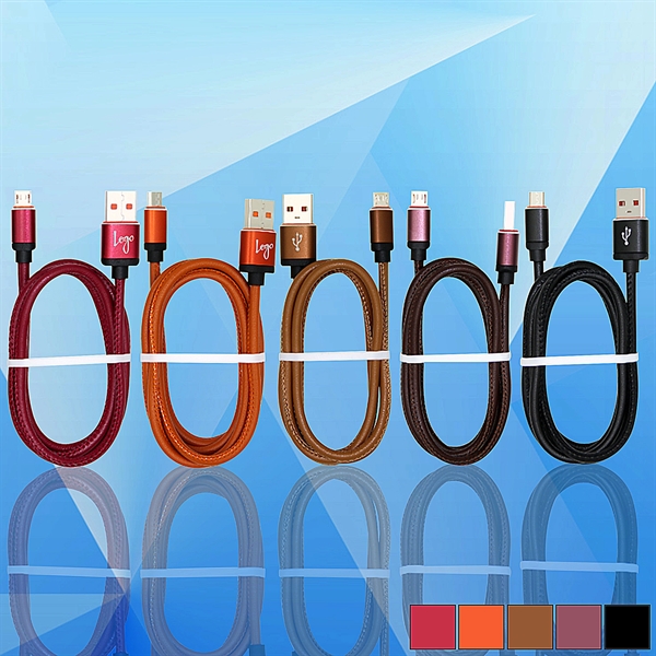 The Leather USB Charging Cable - Image 1