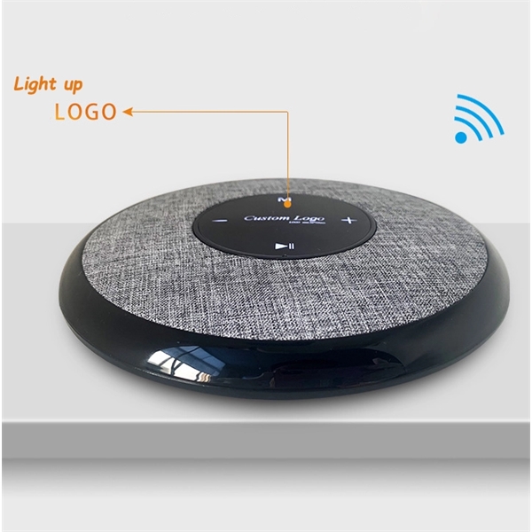 Floatable Waterproof Bluetooth Speaker with Light up Logo - Image 7
