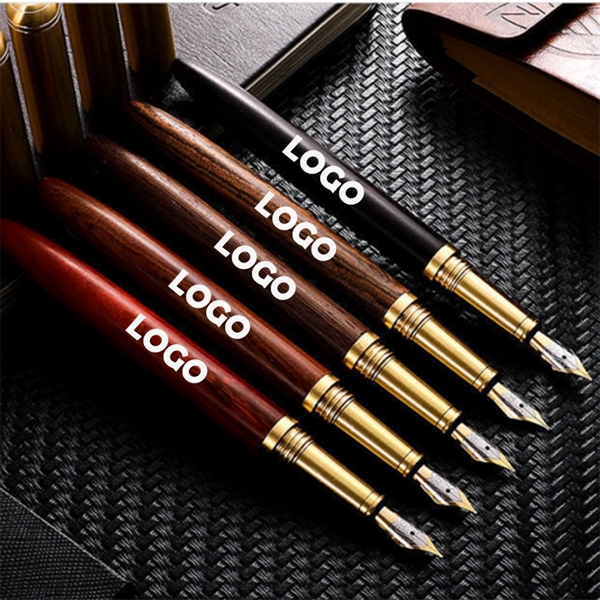 High Quality Luxury Wood Fountain Pen - Image 2