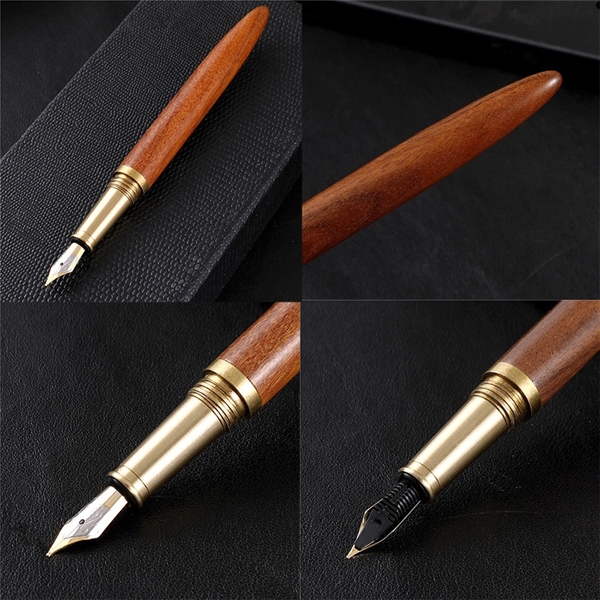 High Quality Luxury Wood Fountain Pen - Image 4