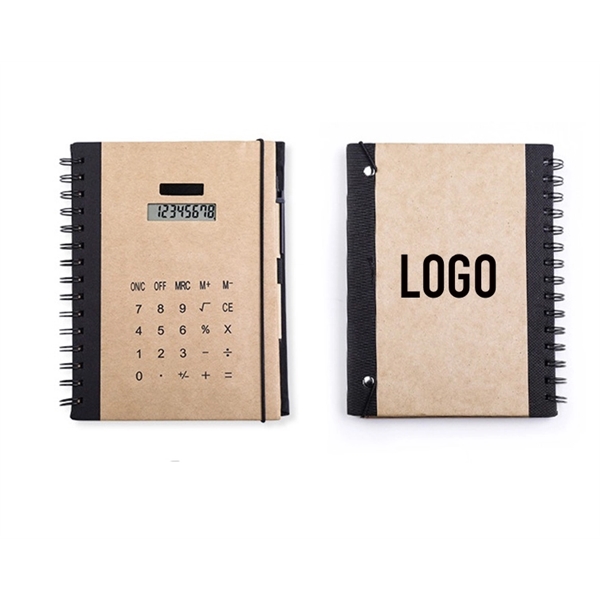 Multi-Function Notebooks with Solar Power Calculator  - Image 2