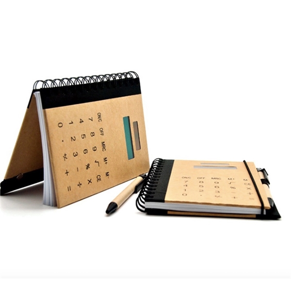 Multi-Function Notebooks with Solar Power Calculator  - Image 1