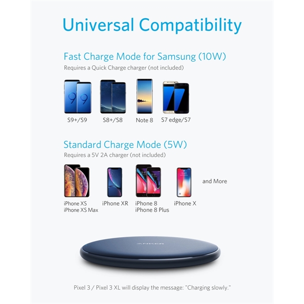 Anker Power Wave 10W Qi Wireless Charger - Image 7