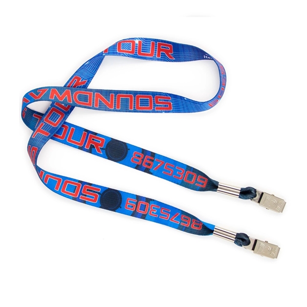 Polyester Open Ended Lanyard Full Color Sublimated Lanyards - Image 3