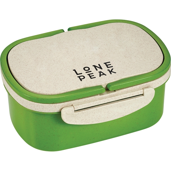 Plastic and Wheat Straw Lunch Box Container - Image 7