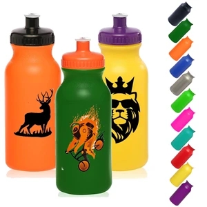 Plastic Water Bottles - 20 oz Sports Bottle w/ Custom Logo