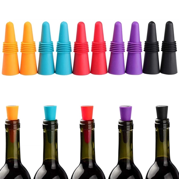 Silicone Reusable Wine Stopper - Image 5