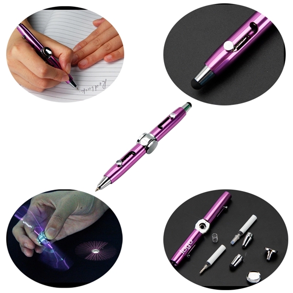 3 in 1 Fingertip Gyro Capacitive Ballpoint Pen - Image 2