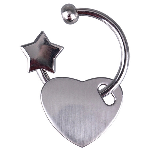 Heart Metal Key Chain - Image 2