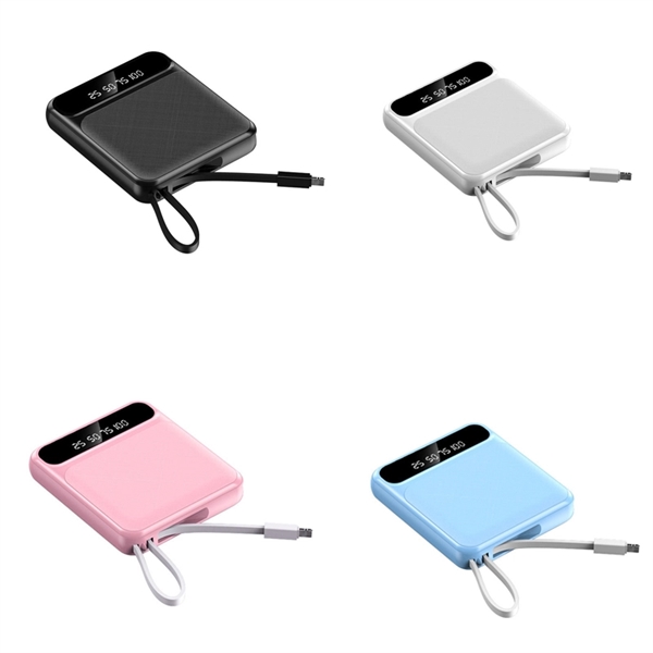 4800mah Mobile Power Bnak With Charging Cable - Image 1