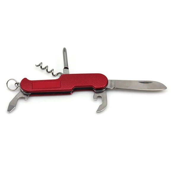 Striped Non-slip Multi-funtion Tool Keychain - Image 2