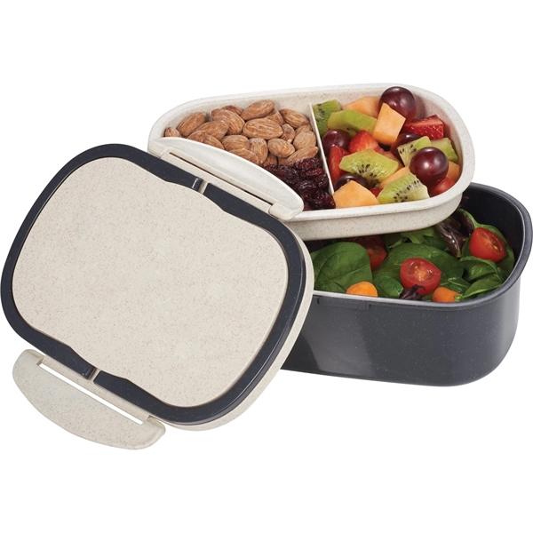 Plastic and Wheat Straw Lunch Box Container - Image 11
