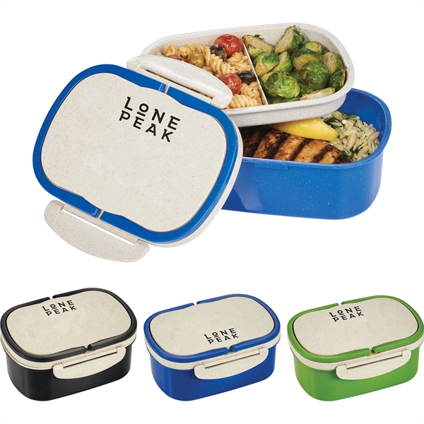 Plastic and Wheat Straw Lunch Box Container - Image 37