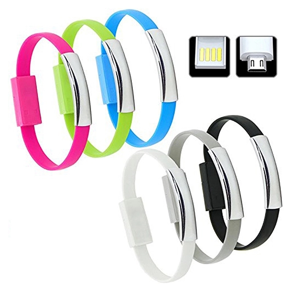 Bracelet USB Data & Charging Cable Wristband - Image 1