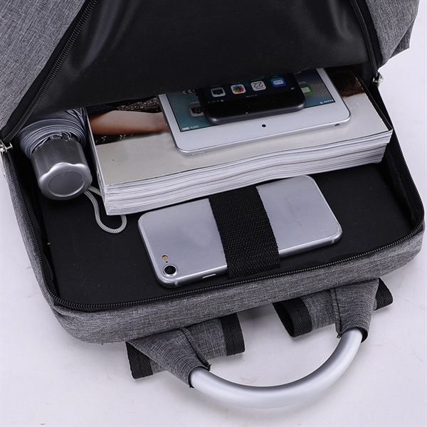 15 In Laptop Backpack Case Briefcase USB - Image 2