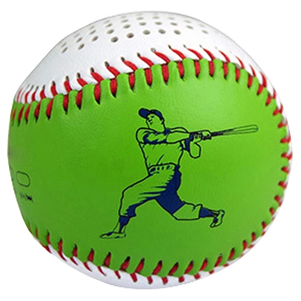High Quality Baseball Shaped Bluetooth Speaker with Buttons - Image 2
