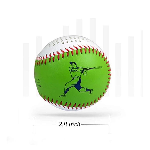 High Quality Baseball Shaped Bluetooth Speaker with Buttons - Image 8