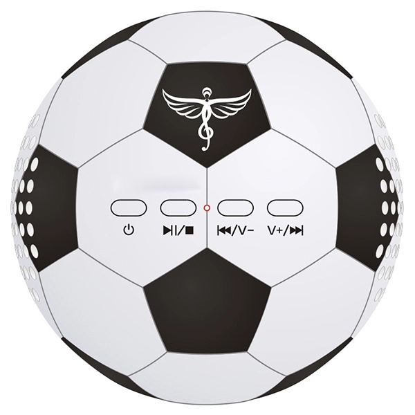 High Quality Soccer Ball Shaped Bluetooth Speaker with Butto - Image 1