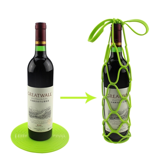 Silicone Wine Bottle Bag Carrier - Image 2