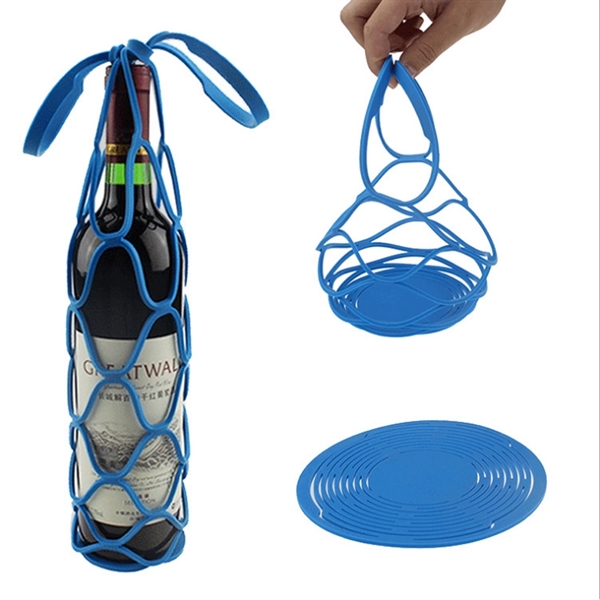 Silicone Wine Bottle Bag Carrier - Image 3