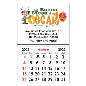 Grande Full Color Vinyl Spanish Calendar