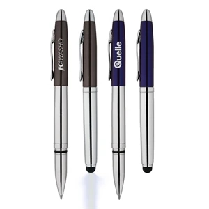 Cosmo 3-in-1 Metal Pen, LED Light And Stylus