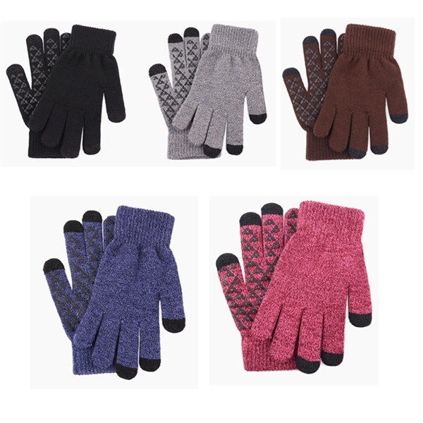 Anti-Slip Touch Screen Knit Gloves - Image 2