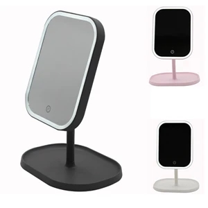 Rechargeable Portable Tabletop Vanity Mirror With Light
