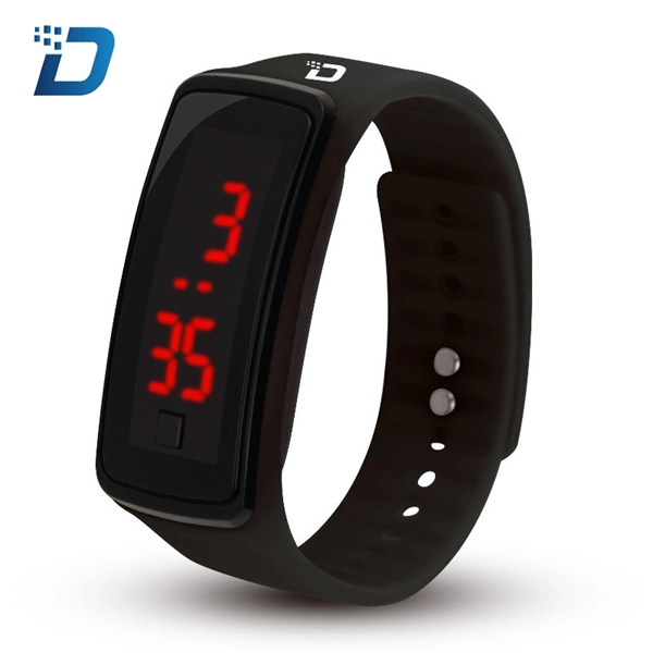 Silicone Sport LED Digital Watches - Image 2