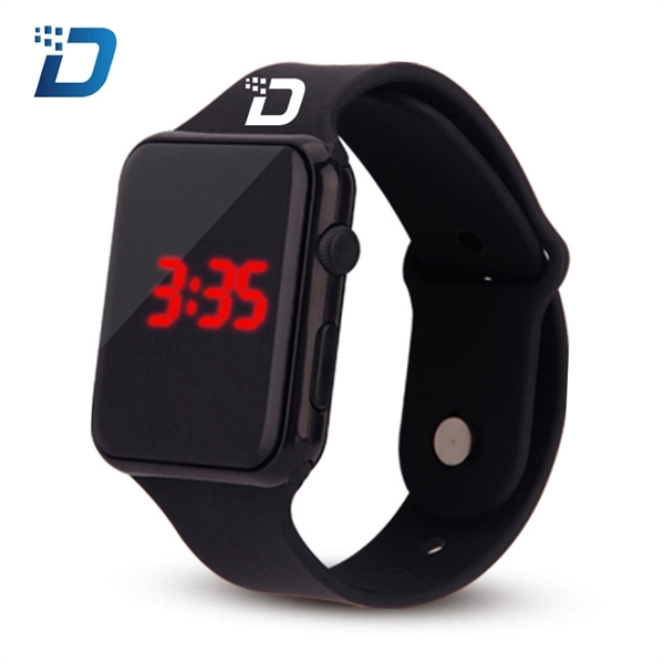 Square LED Digital Sport Watches - Image 2