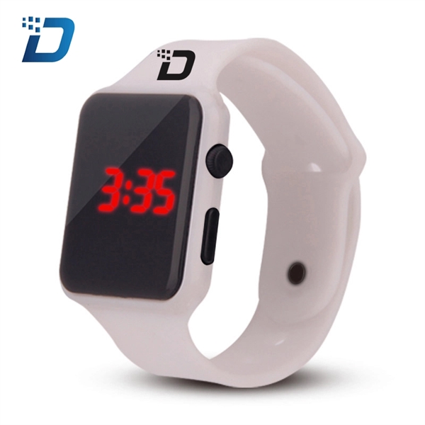Square LED Digital Sport Watches - Image 3