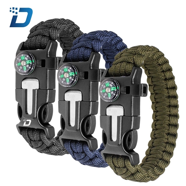 Outdoor Multifuntion Paracord Survival Bracelets - Image 2