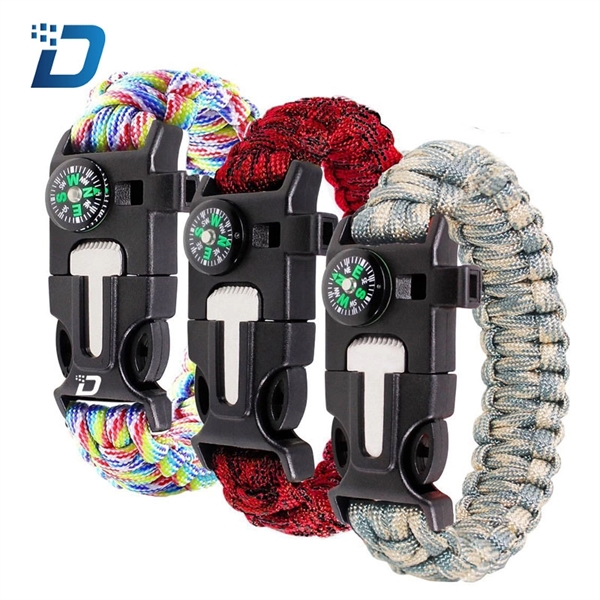 Outdoor Multifuntion Paracord Survival Bracelets - Image 3